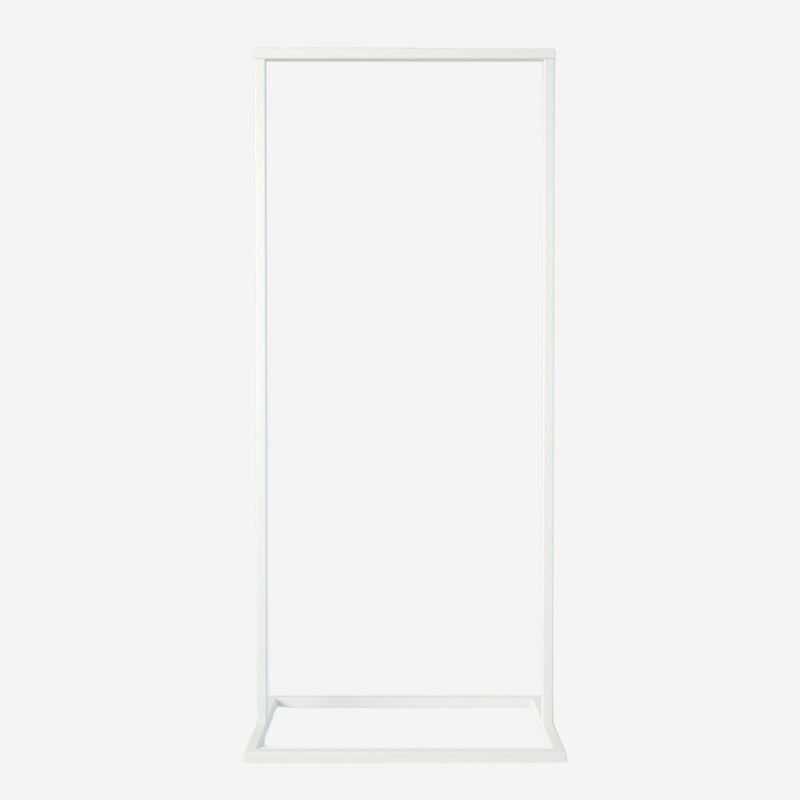 Frame Pikku Georgian viallinen valinta alakorkeus - valkoinen vaateteline neliöjalkalla